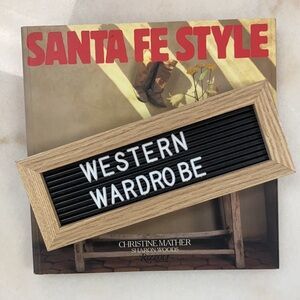 🏜☕️📕 Rizzoli Santa Fe Style Book - Red and Brown Cover 📙🫖🌵